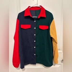 VINTAGE Romwe corduroy Shacket size L